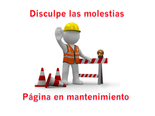 Disculpe las molestias: página en mantenimiento